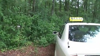 German Taxi Driver Gets Assistance From Mature Customer During Sexual Encounter