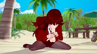 Girlfriend Gives Oral Pleasure In Animated Fnf Style