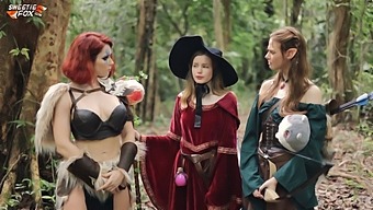 Role Play Game Turns Into A Steamy Adult Game With A Beautiful Succubus.