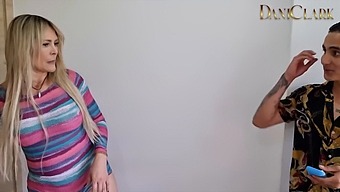 Fiery Threesome With A Busty Stepmom And Her Friend'S Well-Hung Lover