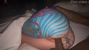 A Rough And Slow Ride For Olivia Gardens On A Black Cock
