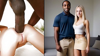 Interracial Couple Engages In Anal Sex With A Black Man