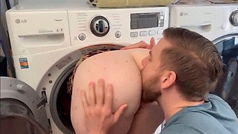 Steve Rickz Saves The Day By Seducing His Stuck Stepmom In The Washer